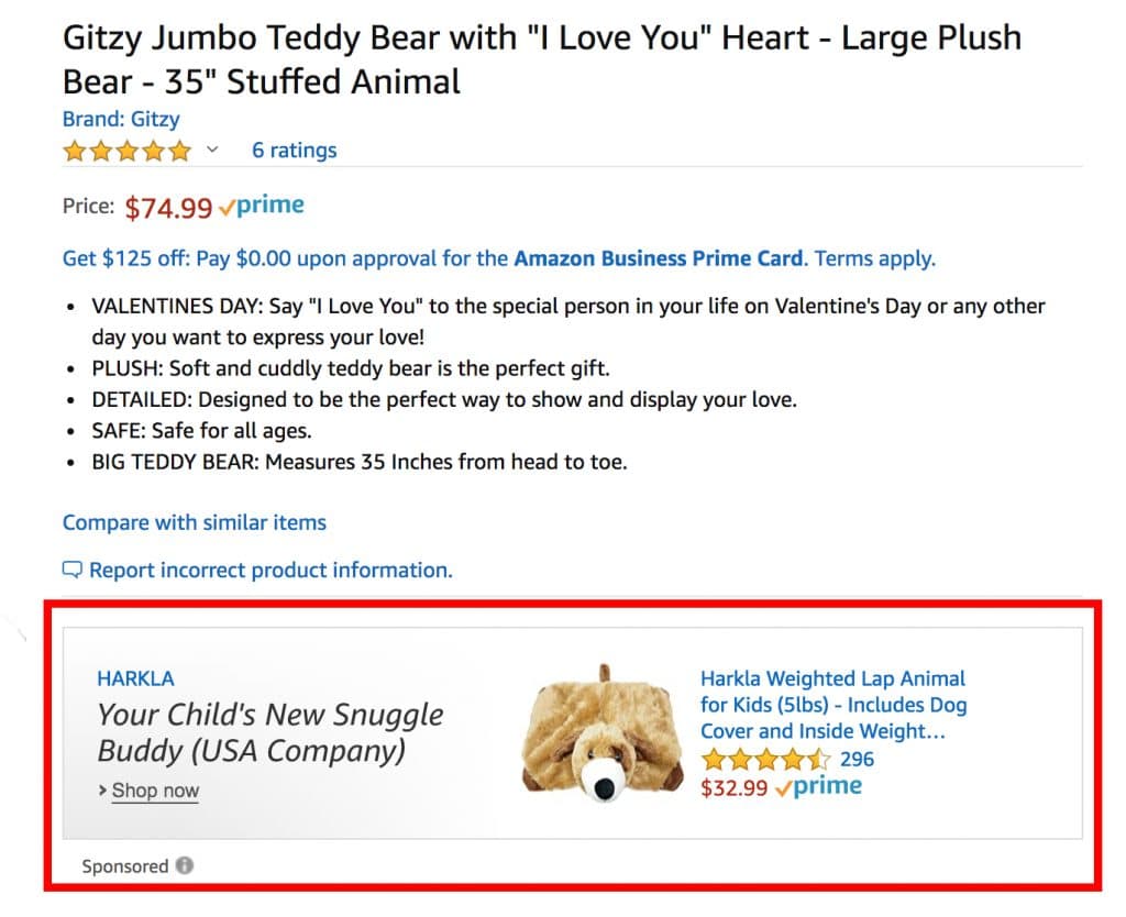 Sponsored Brand Shared Placement