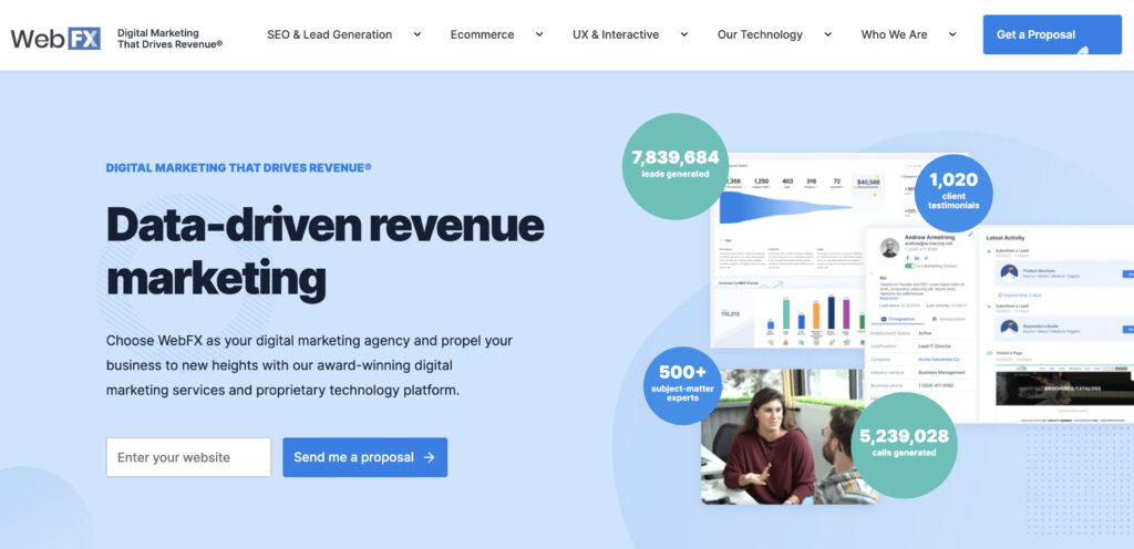 WebFX, a top rated Amazon Agency